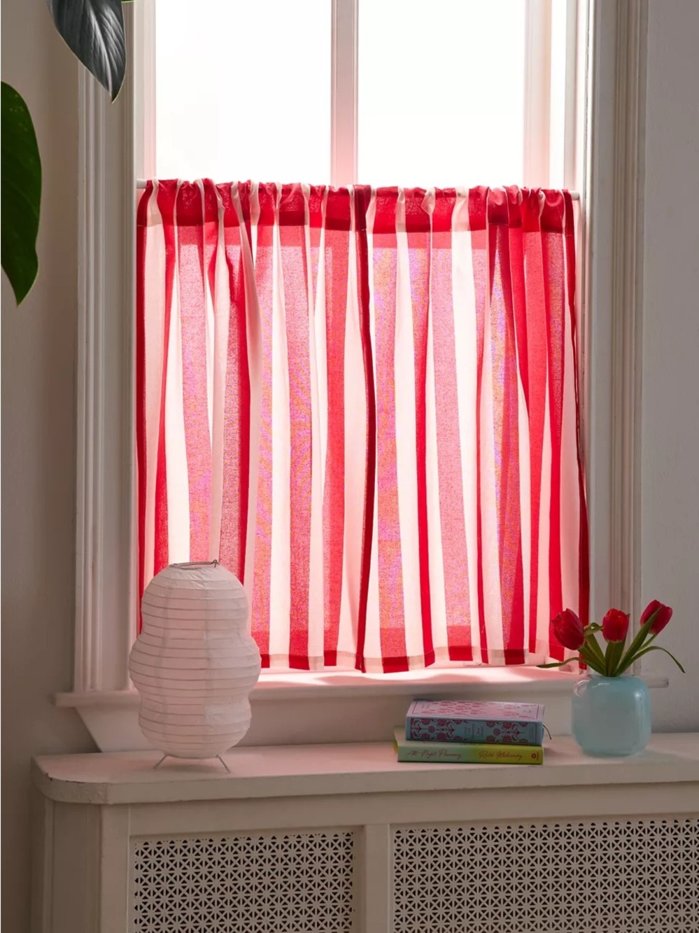 NWT Urban Outfitters Striped Patterned Café Curtain Set